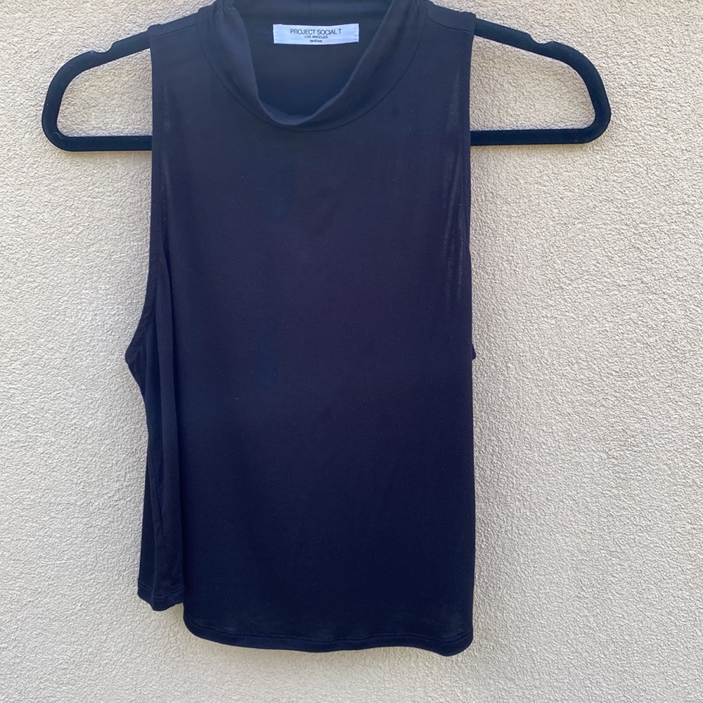 Project Social T 🔥 Urban Outfitters Mock Neck Sleeveless Tank Sz M